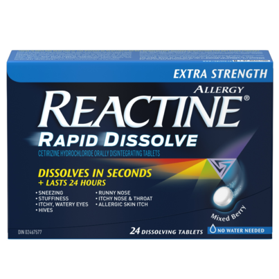 Reactine Extra Strong Rapid Dissolve
