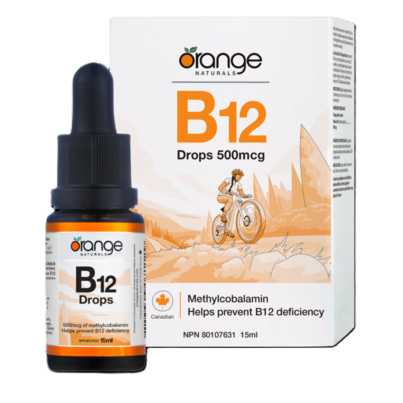 Orange Naturals B12 Drops 500mcg