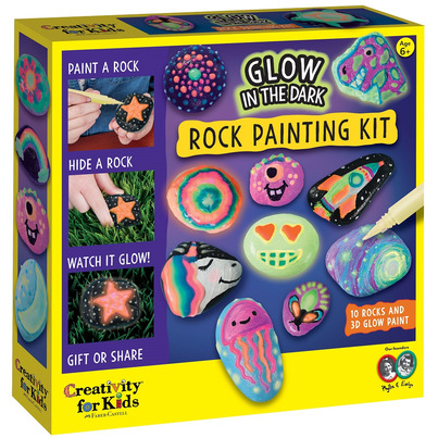Creativity For Kids Glow In The Dark Rock Painting Kit