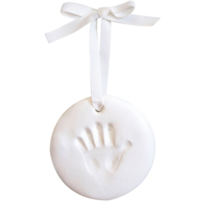 Pearhead Babyprints Keepsake Ornament White