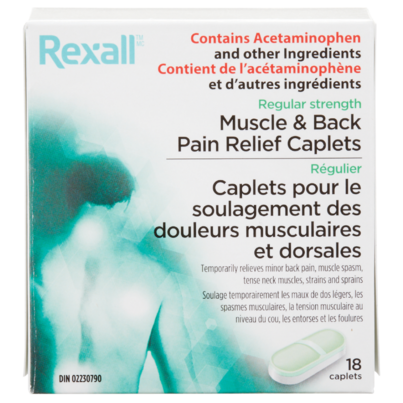 Rexall Muscle And Back Pain Relief