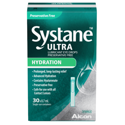 Systane Ultra Hydration Preservative-Free Lubricant Eye Drops