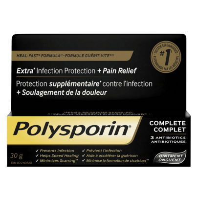 Polysporin Complete Antibiotic Ointment, Heal-Fast Formula, 30g
