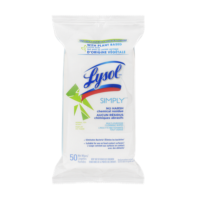 Lysol Simply Multi-Purpose Cleaning Wipes Lightly Scented