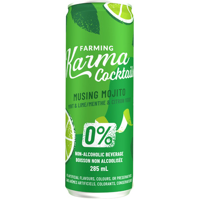 Farming Karma Musing Mojito Mocktail Mint & Lime