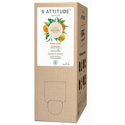 ATTITUDE Super Leaves Bulk To Go Hand Soap Orange Leaves