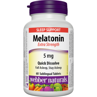 Webber Naturals Melatonin Easy Dissolve Tablets
