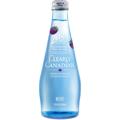 Clearly Canadian Zero Sugar Forest Blackberry Sparkling Mineral Water