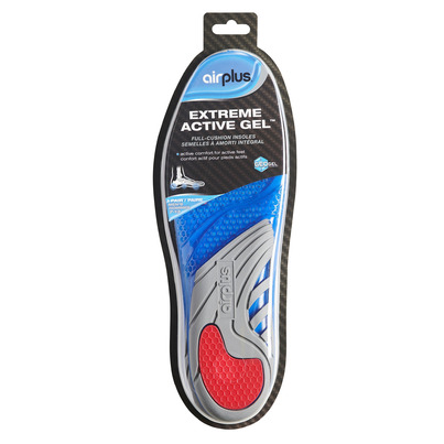 Airplus Extreme Active Gel Insoles Mens Size 7-13