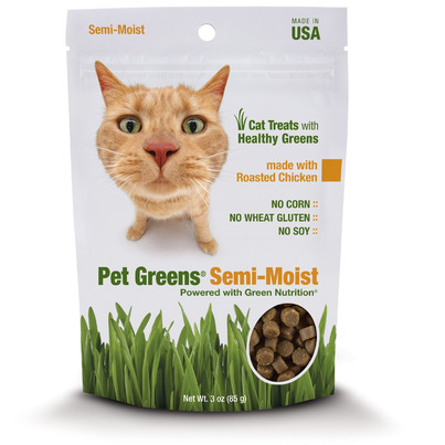 Pet Greens Semi-Moist Cat Treats With Roasted Chicken