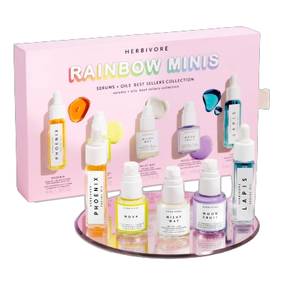 Herbivore Rainbow Minis Serums + Oils Bestsellers Set