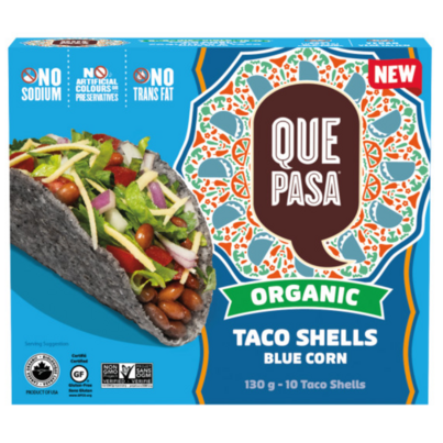 Que Pasa Organic Blue Corn Taco Shells