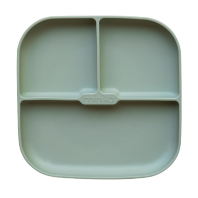 Minika Silicone Plate With Suction Sage