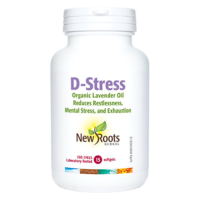 New Roots Herbal D-Stress Organic Lavender Oil