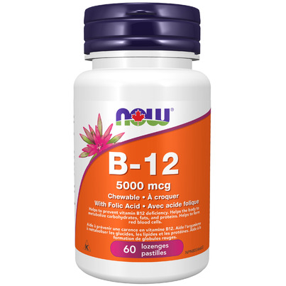 NOW Foods B-12 5,000mcg Lozenges