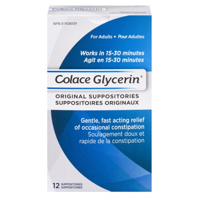 Colace Original Glycerin Suppositories