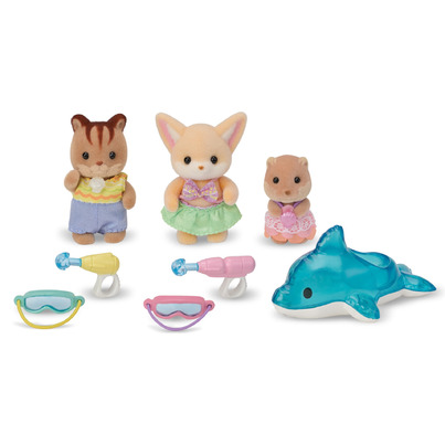 Calico Critters Nursery Friends Pool Fun Trio