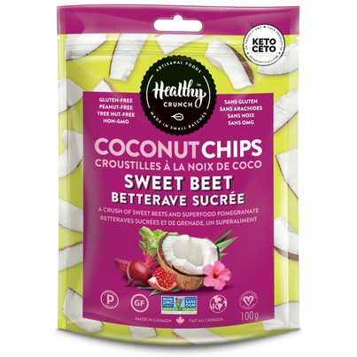 Healthy Crunch Sweet Beet Coconut Chips