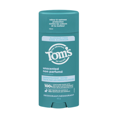 Tom's Of Maine Aluminum Free Natural Deodorant Unscented