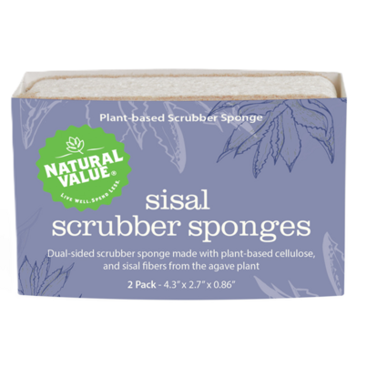 Natural Value Sponges Sisal Scrubbers