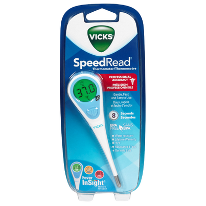 Vicks SpeedRead Digital Thermometer With Fever Insight