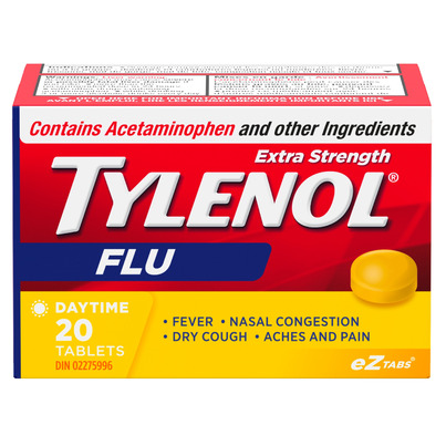 Tylenol Flu Extra Strength Daytime EZ Tabs