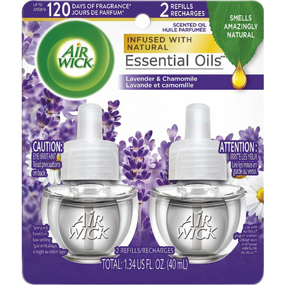Air Wick Plug-in Air Freshener Scented Oil Refills Lavender & Chamomile