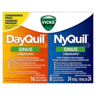Vicks Dayquil Nyquil Sinus Combo Liquicaps