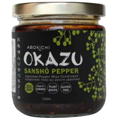 Abokichi OKAZU Sansho Pepper Miso Japanese Miso Chili Oil
