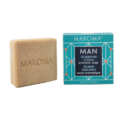 Maroma Men Aromatic Face & Body Soap Olibanum Citrus