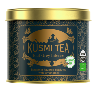 KUSMI TEA Earl Grey Intense Organic Black Tea