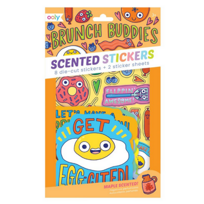 OOLY Scented Scratch Stickers Brunch Buddies