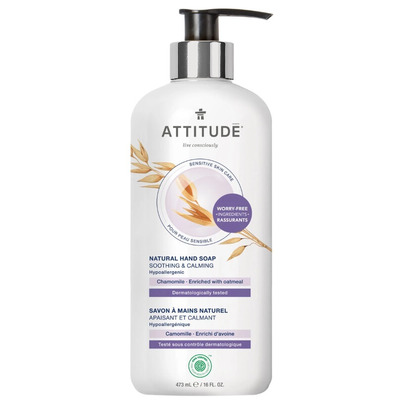 ATTITUDE Sensitive Skin Hand Soap Soothing & Calming Chamomile