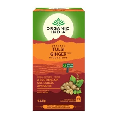 Organic India Organic Tea Tulsi Ginger