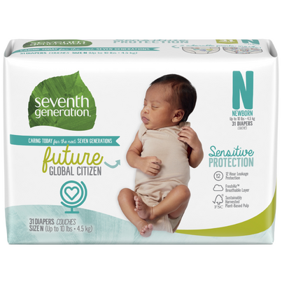 Seventh Generation Baby Diapers Sensitive Protection Free & Clear