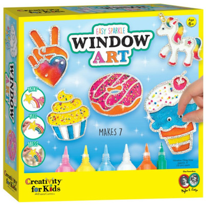 Creativity For Kids Easy Sparkle Window Art