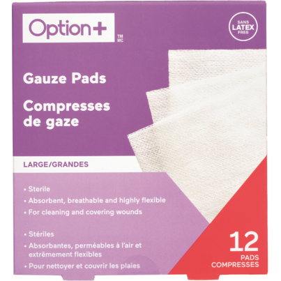 Option+ Gauze Pads Large