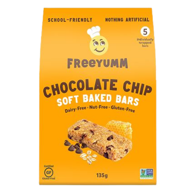 FreeYumm Chocolate Chip Oat Bars