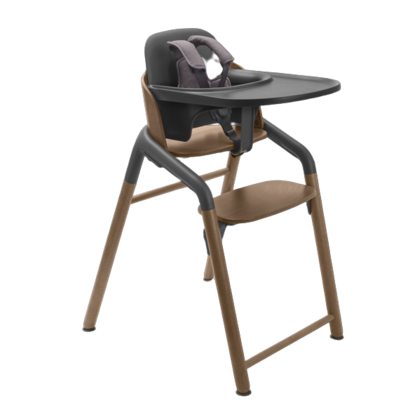 Bugaboo Giraffe Complete High Chair Warm Wood + Gray