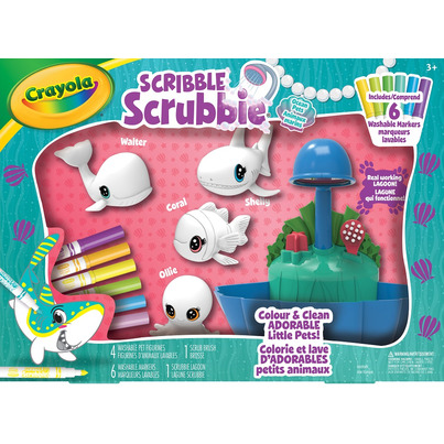 Crayola Scribble Scrubbie Ocean Pets: Lagoon Tub Set