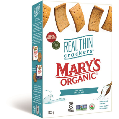 Mary's Organic Real Thin Sea Salt Crackers