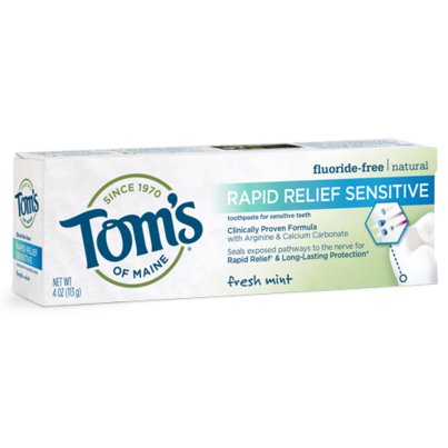 Tom's Of Maine Rapid Relief Sensitive Toothpaste