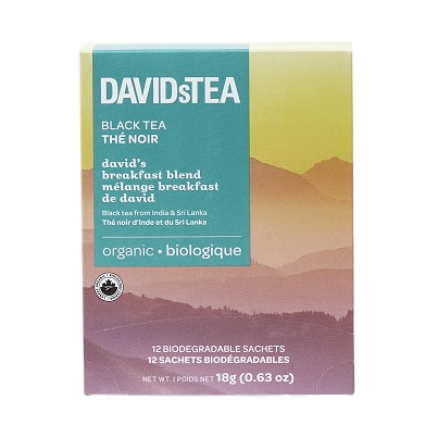 DAVID'S Tea Pack Of 12 Sachets David's Breakfast Blend
