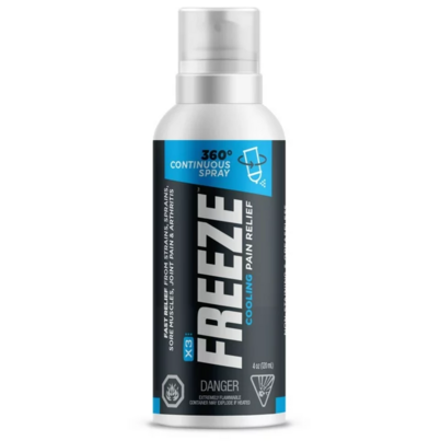 X3 Freeze Cooling Pain Relief Continuous Spray
