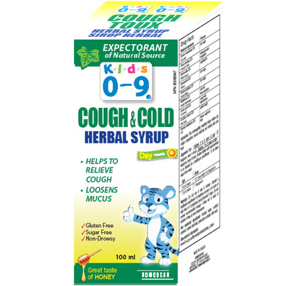 Homeocan Kids 0-9 Cough & Cold Syrup