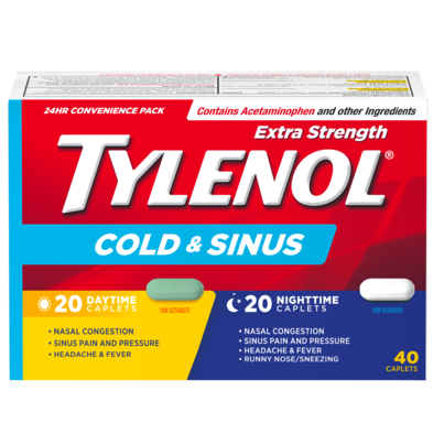 Tylenol Extra Strength Cold & Sinus Daytime/Nighttime Caplets