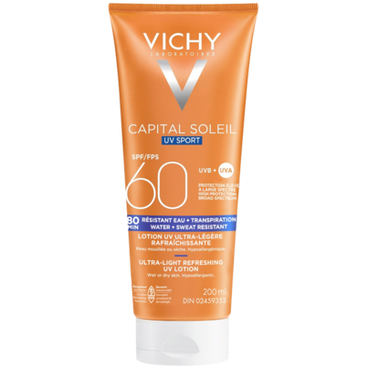 Vichy Ideal Soleil Sport SPF 60 Ultra-Light Refreshing Lotion