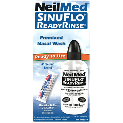 NeilMed SinuFlo ReadyRinse Premixed Nasal Wash Ready To Use