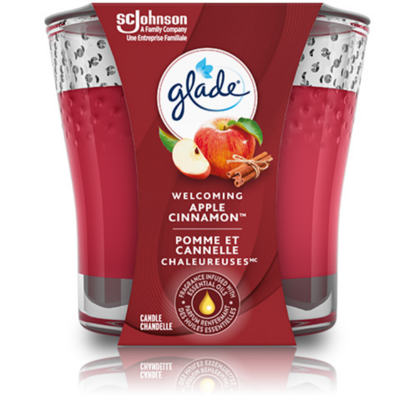 Glade Scented Candle Apple Cinnamon