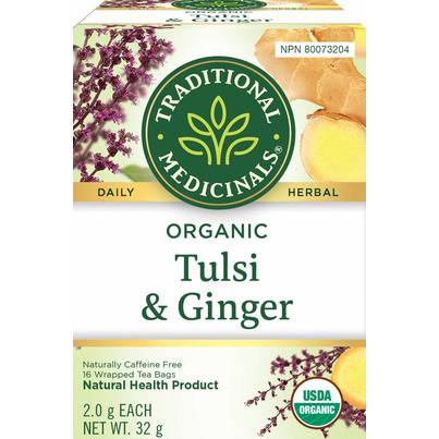 Traditional Medicinals Tulsi And Ginger